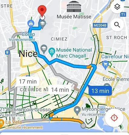 Апартаменты Valrose Ницца